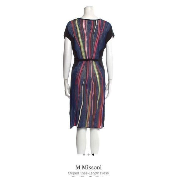 M Missoni Striped trendy Dress size XS - Picture 5 of 6